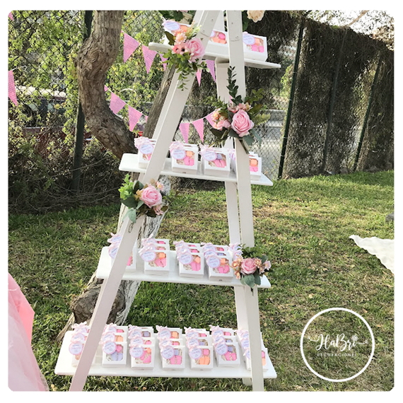 escalera para recuerdos baby shower